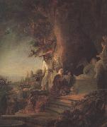 REMBRANDT Harmenszoon van Rijn Christ appearing to Mary Magdalen (mk33) oil painting on canvas
